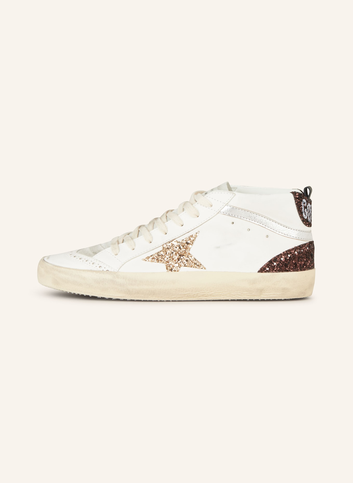 GOLDEN GOOSE Hightop-Sneaker MID STAR, Farbe: WEISS (Bild 4)