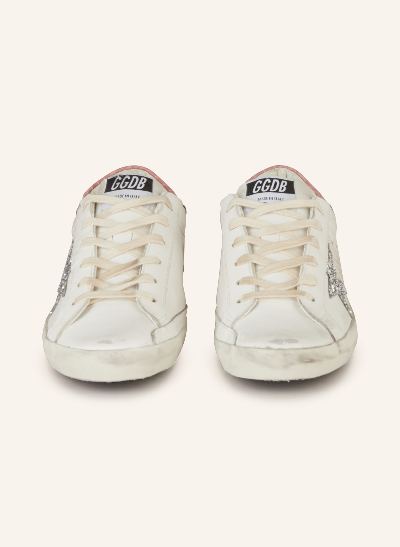 GOLDEN GOOSE Sneaker SUPER-STAR, Farbe: WEISS/ ROSA (Bild 3)