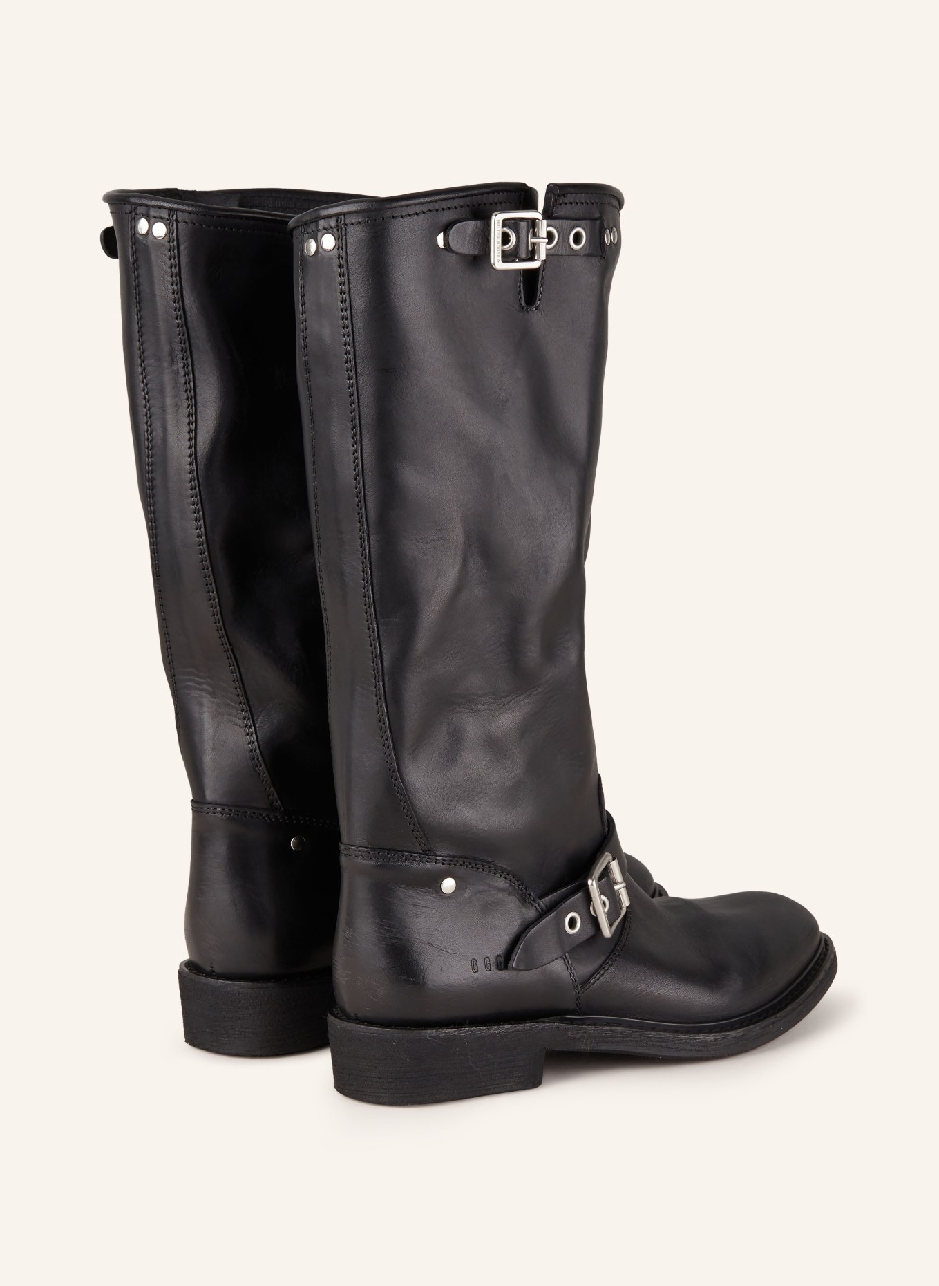 GOLDEN GOOSE Biker Boots: SCHWARZ