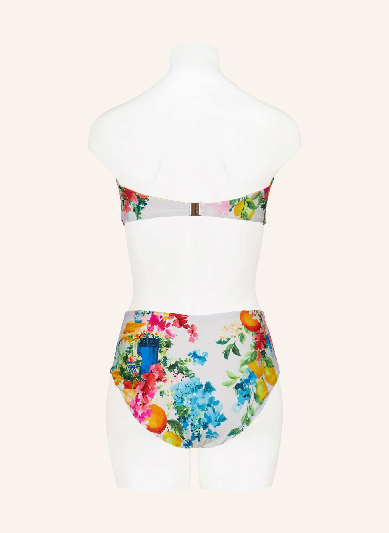 SEAFOLLY Bandeau-Bikini-Top CIAO BELLA: WEISS/ GELB/ ORANGE