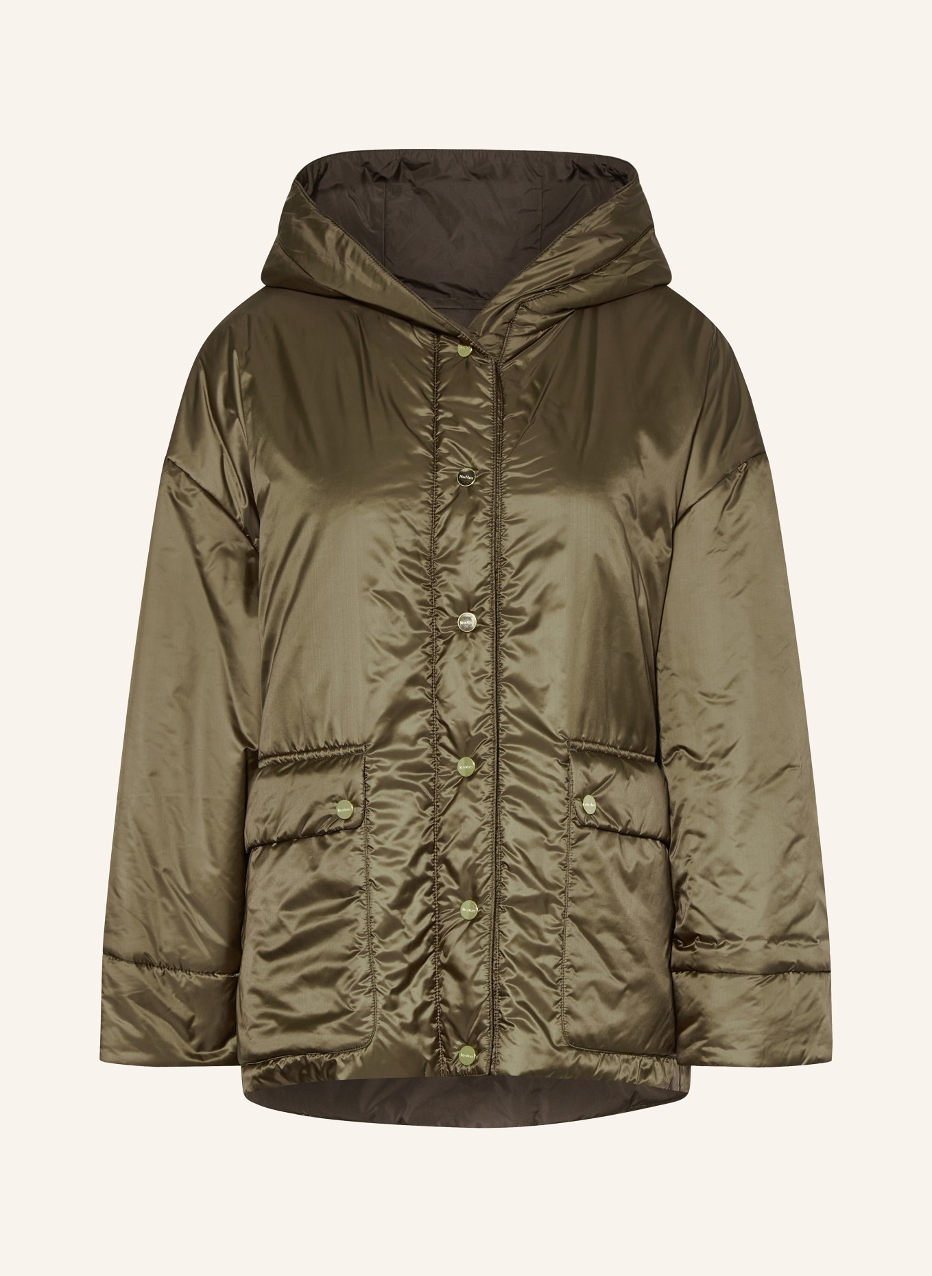 Max Mara The Cube Steppjacke GREENMO zum Wenden: DUNKELGRÜN