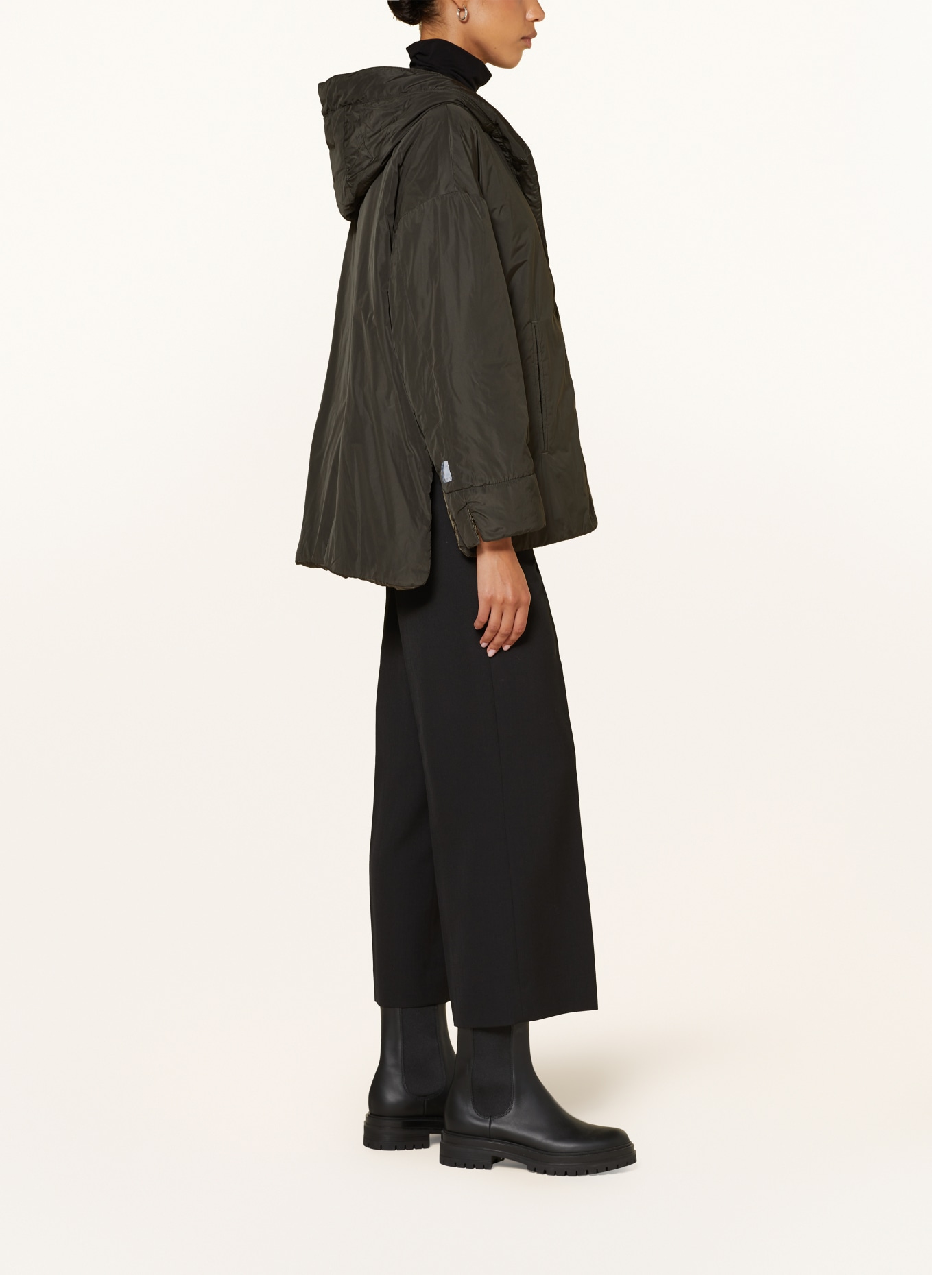 Max Mara The Cube Steppjacke GREENMO zum Wenden: DUNKELGRÜN