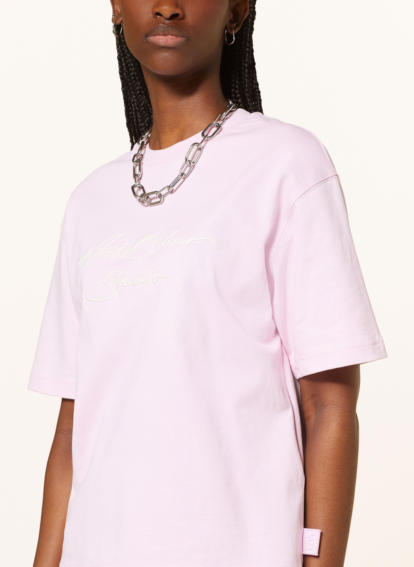 WRSTBHVR T-shirt SIGNATURE, Color: PINK (Image 4)