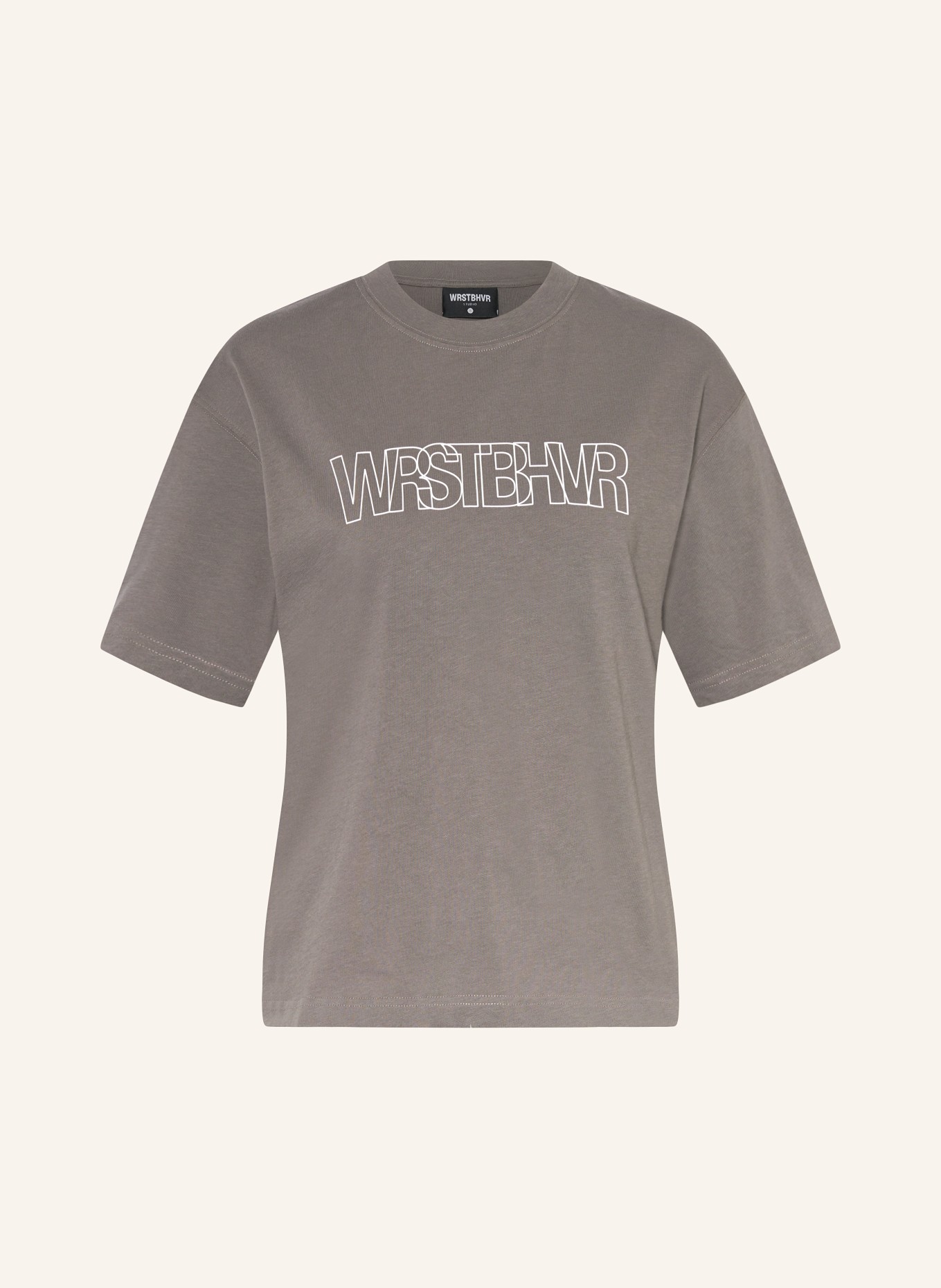 WRSTBHVR T-shirt MARLIES, Color: GRAY (Image 1)