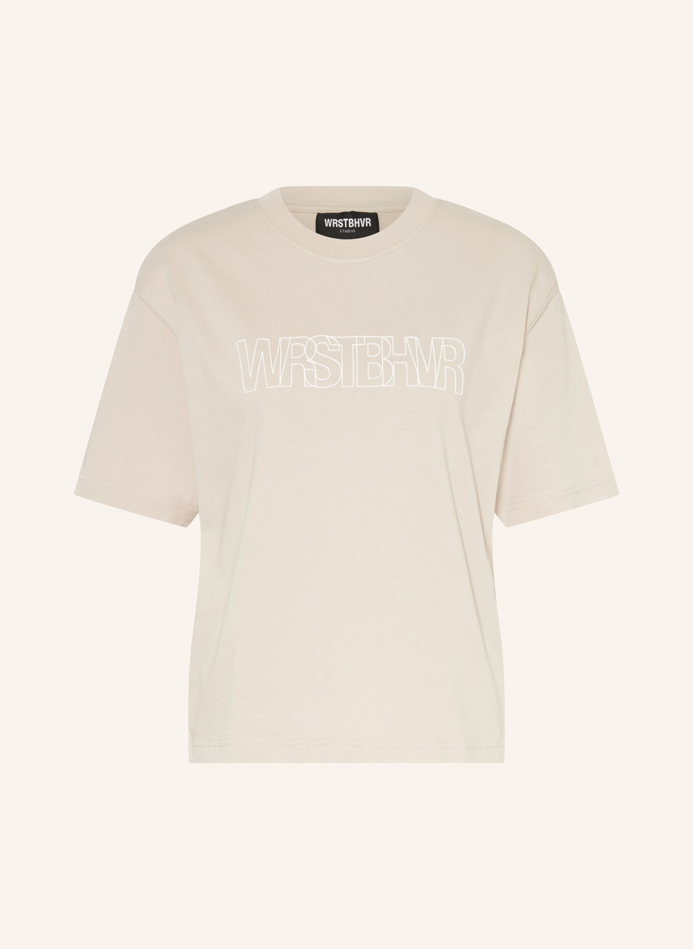 WRSTBHVR T-Shirt MARLIES, Farbe: CREME (Bild 1)