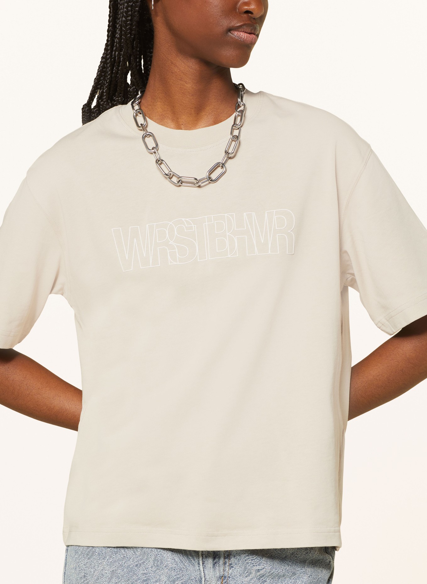 WRSTBHVR T-Shirt MARLIES, Farbe: CREME (Bild 4)