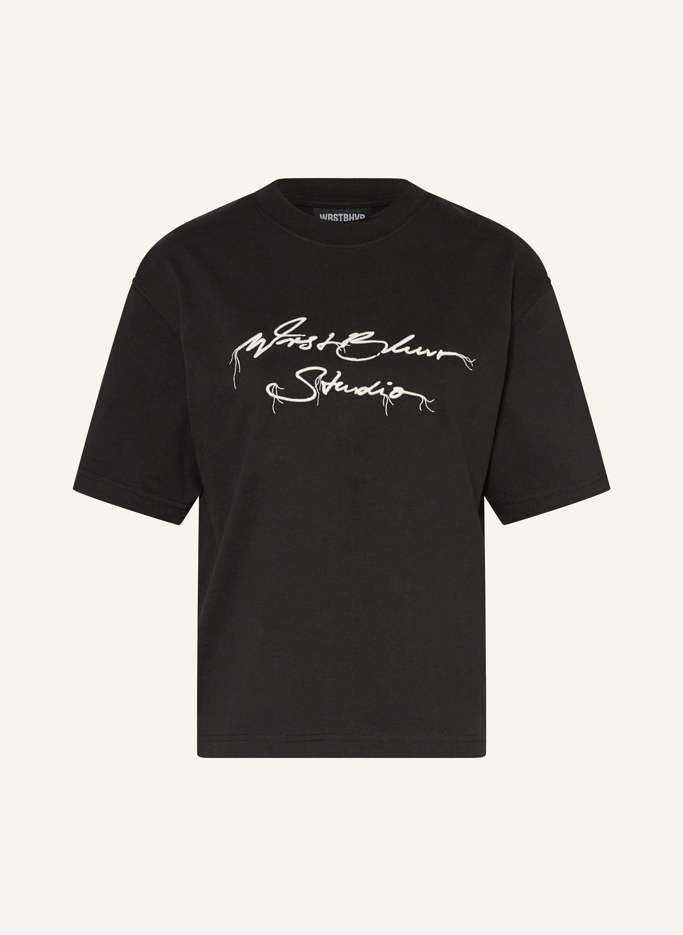 WRSTBHVR T-shirt SIGNATURE, Color: BLACK (Image 1)