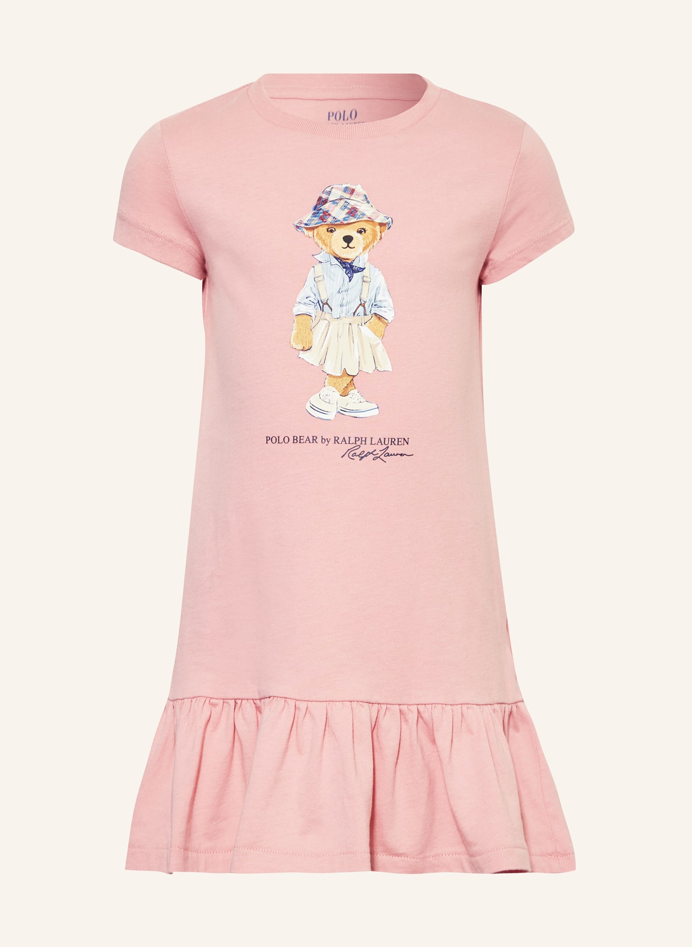 POLO RALPH LAUREN Jerseykleid, Farbe: ROSÉ (Bild 1)