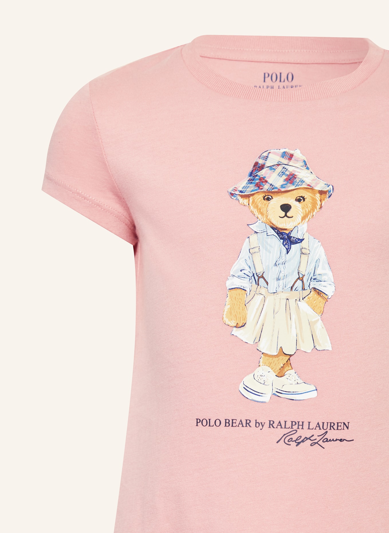 POLO RALPH LAUREN Jerseykleid, Farbe: ROSÉ (Bild 3)