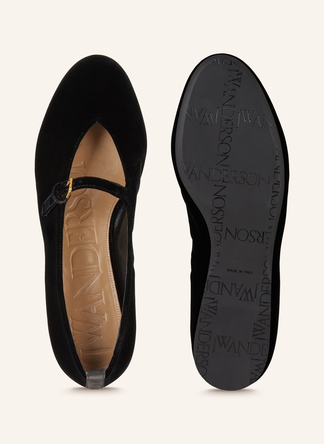 JW ANDERSON Mary-Jane-Ballerinas, Farbe: SCHWARZ (Bild 5)