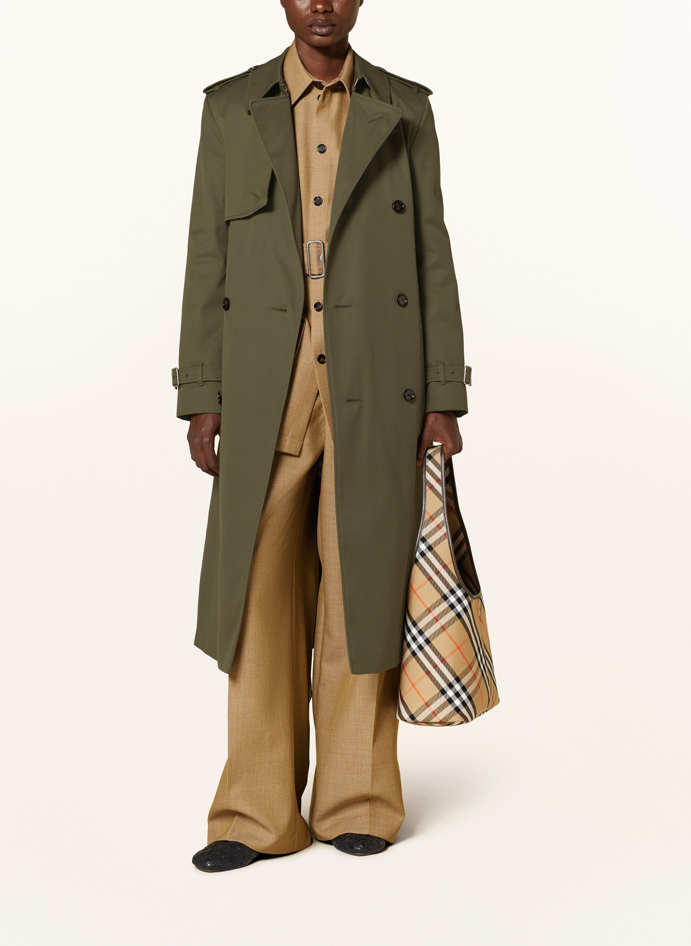 Burberry khaki coat new arrivals