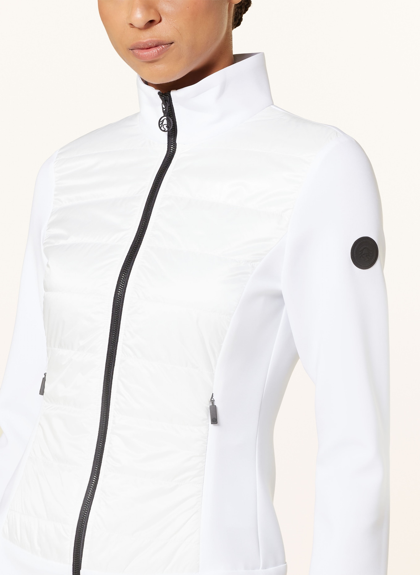 SPORTALM Midlayer-Jacke: WEISS