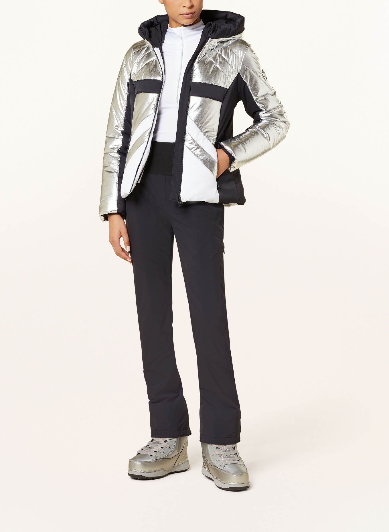 Ski jacket silver new arrivals
