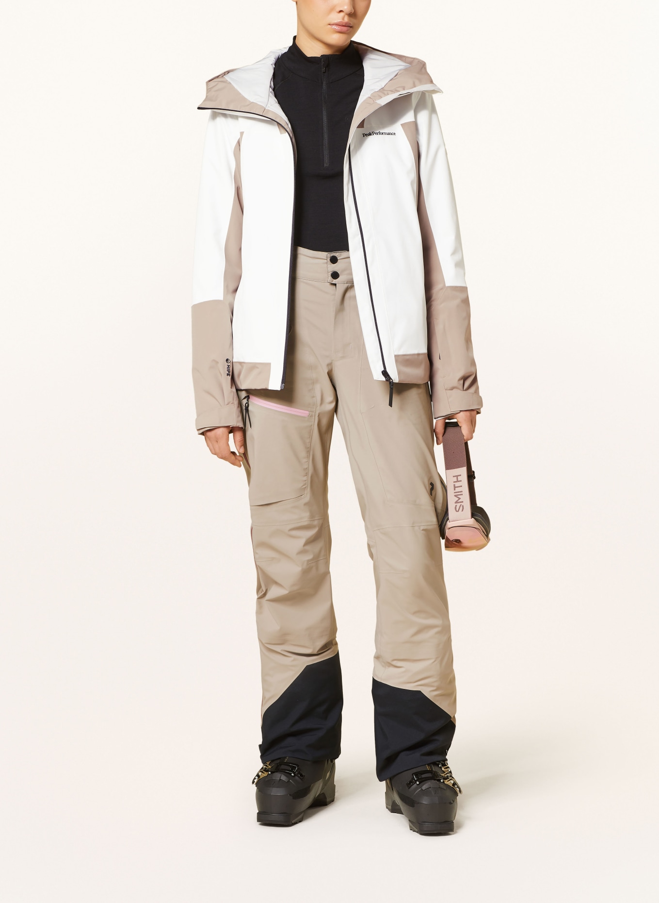 Peak Performance Weisse Ski Jacke Skijacke Peak Performance Women