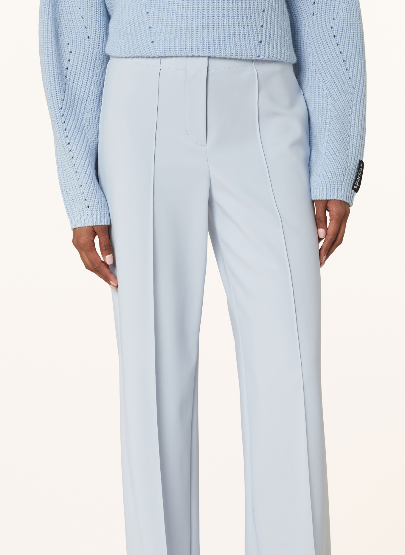 SPORTALM Wide leg trousers, Color: LIGHT BLUE (Image 5)