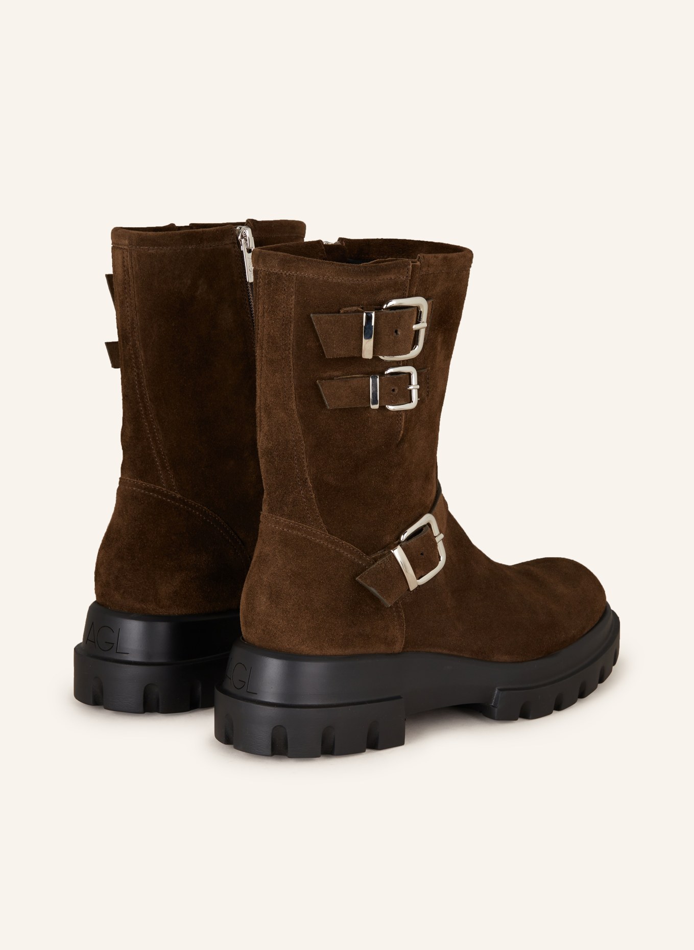 AGL Biker Boots CHUNKY BIKER, Farbe: DUNKELBRAUN (Bild 2)