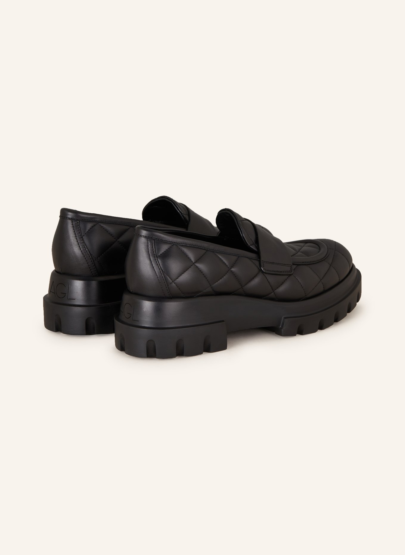 AGL Plateau-Loafer CELESTE: SCHWARZ