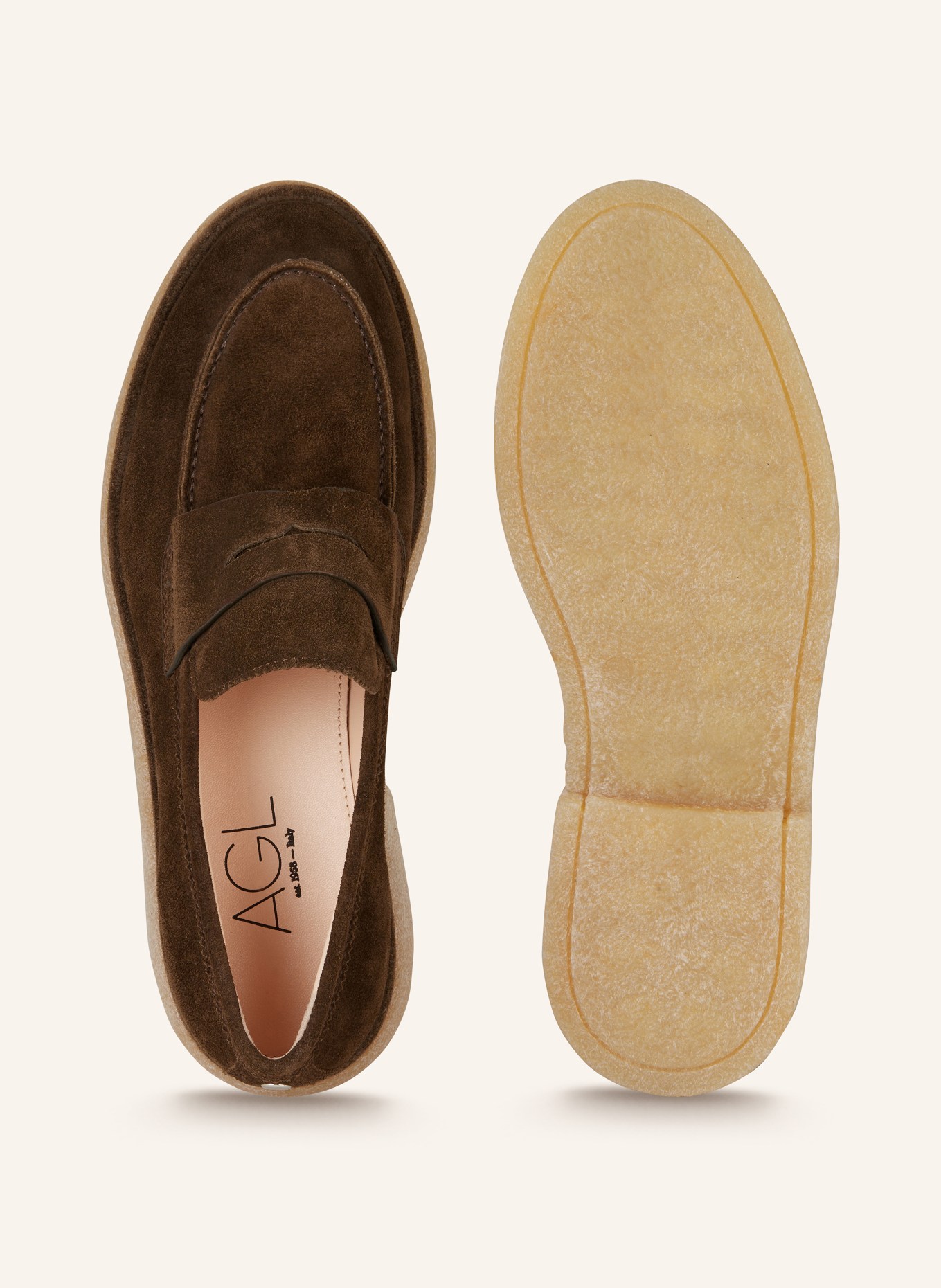 AGL Penny loafers ALISON, Color: DARK BROWN (Image 5)