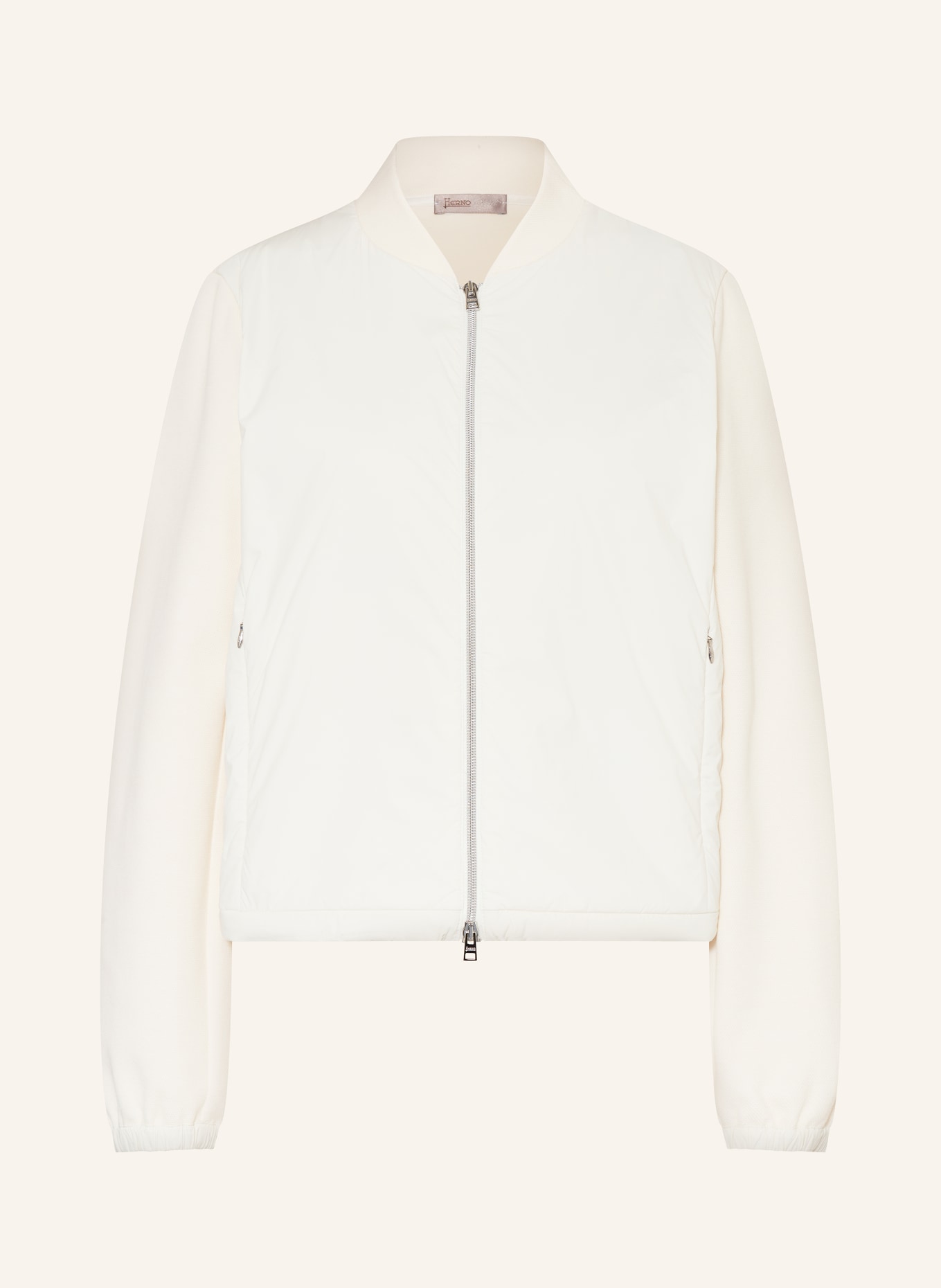 HERNO Blouson im Materialmix, Farbe: CREME (Bild 1)