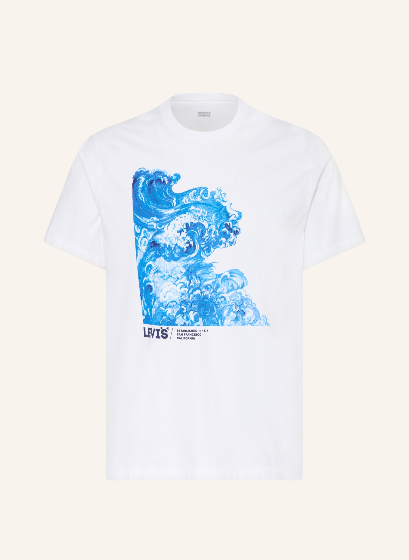 Levi's® T-shirt, Color: WHITE/ BLUE (Image 1)