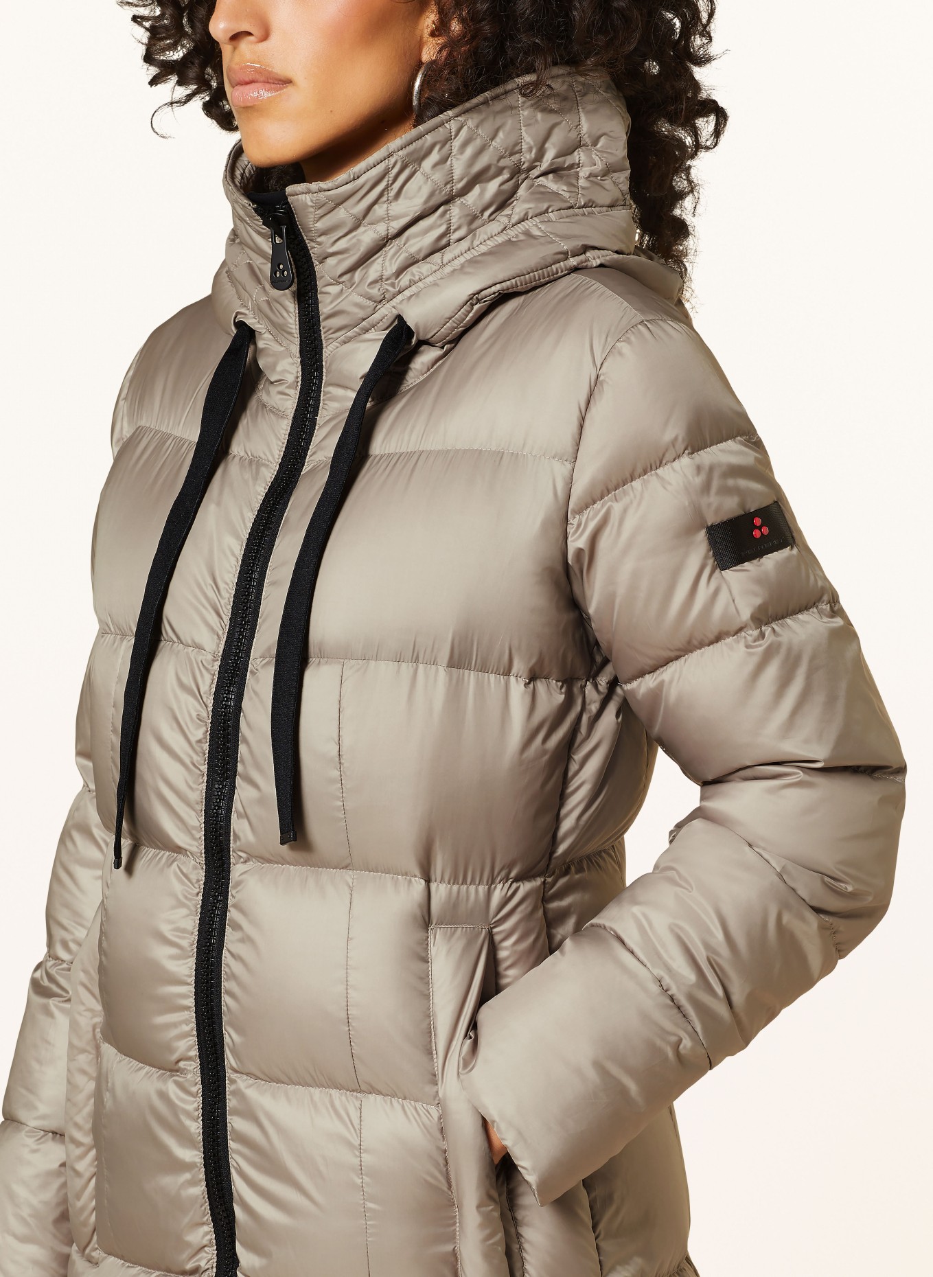 PEUTEREY Down coat NUNKI: LIGHT BROWN