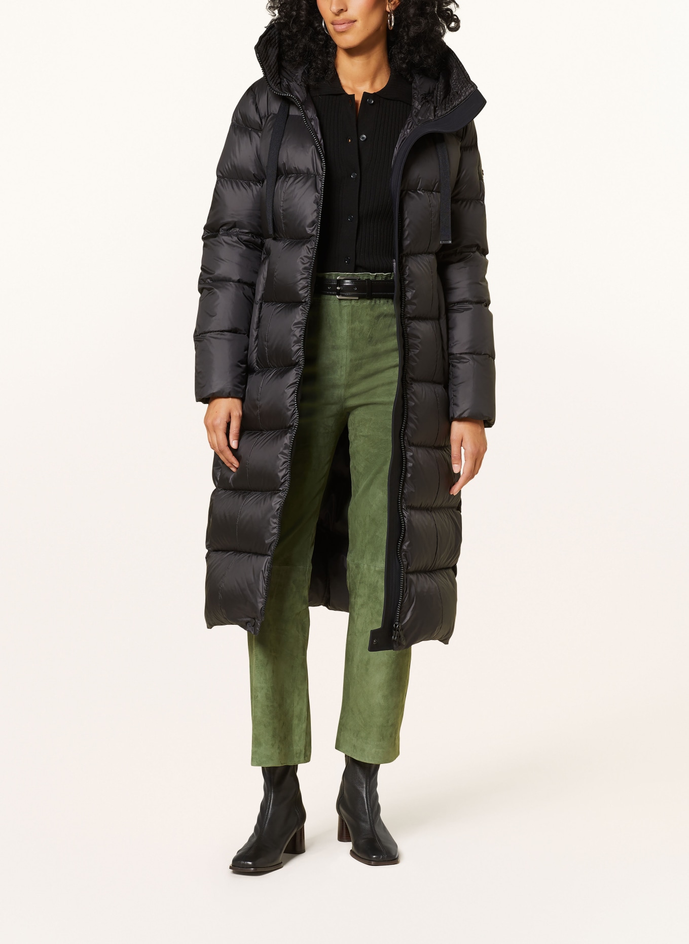 PEUTEREY Down coat NUNKI: BLACK (Image 2)