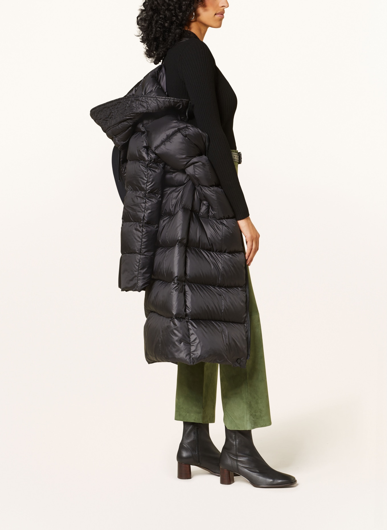 PEUTEREY Down coat NUNKI: BLACK (Image 5)