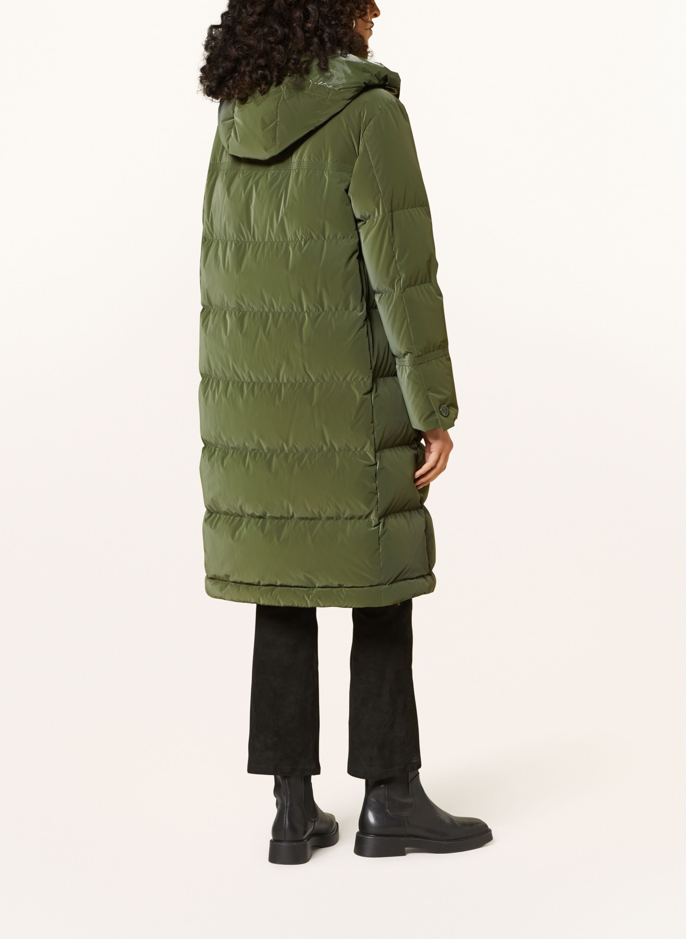 ダウンジャケット・コート PEUTEREY Women Outer PROXIE MQE 690 VERDE GREEN PEUTEREY Down coat BRANLY in green