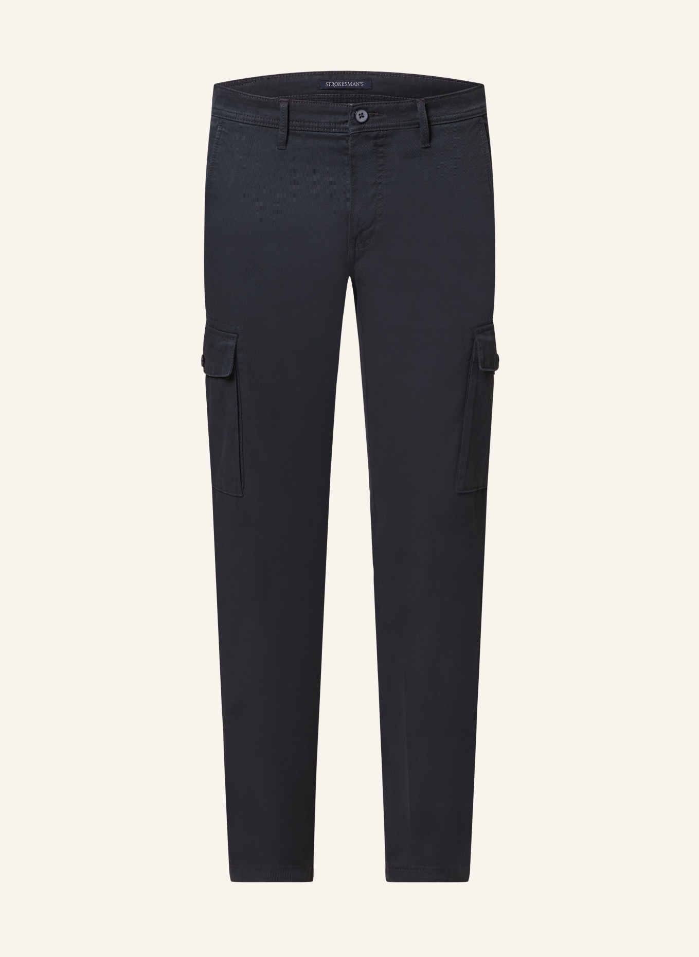 STROKESMAN'S Cargo pants CAVALERY slim fit, Color: DARK BLUE (Image 1)