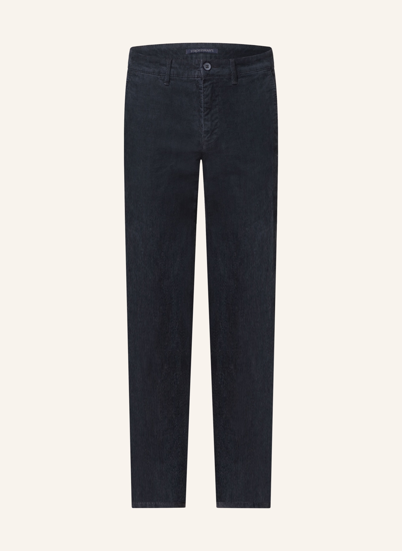 STROKESMAN'S Cord chinos, Color: DARK BLUE (Image 1)