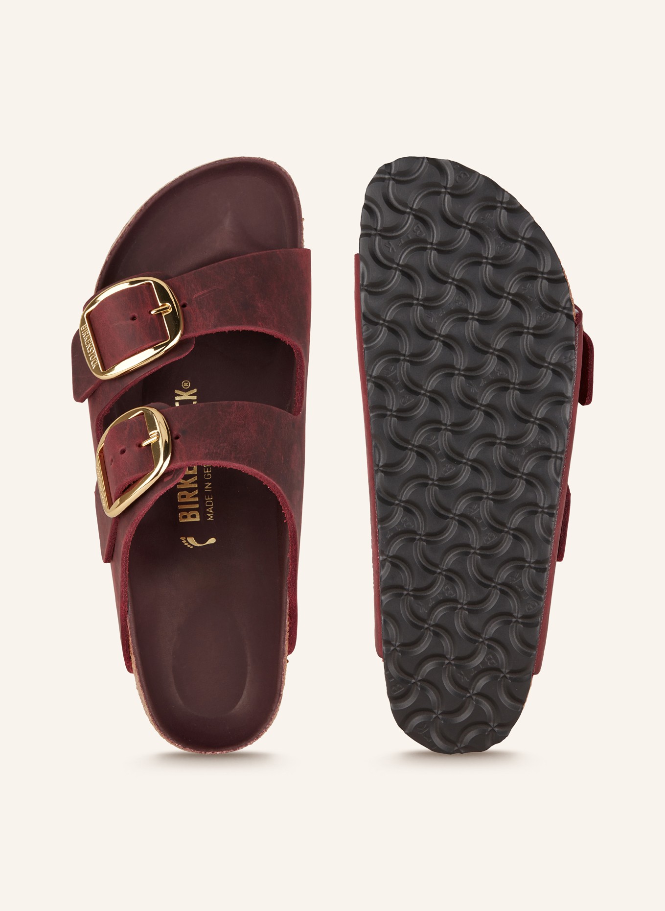 Birkenstock big buckle red store