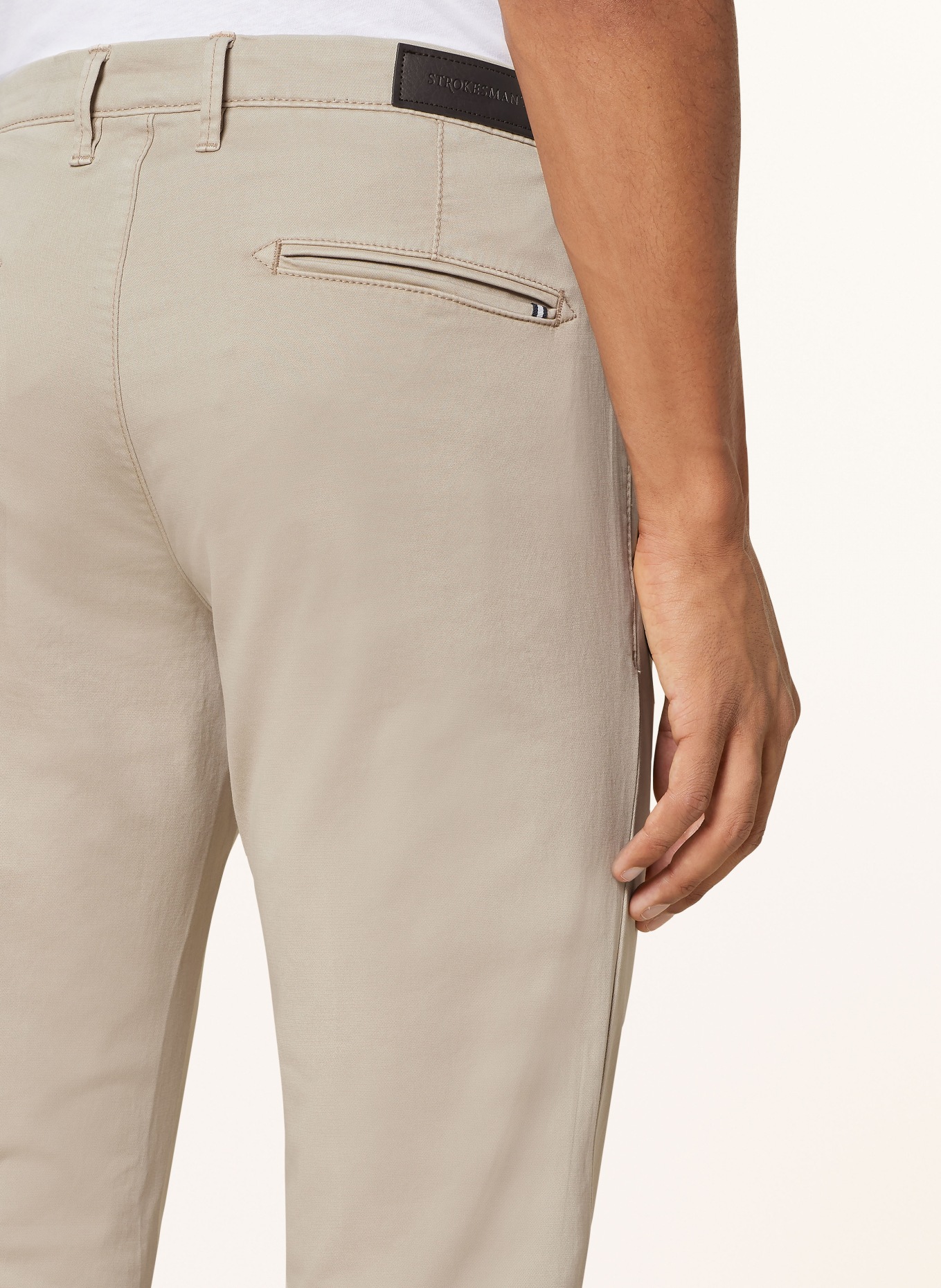 STROKESMAN'S Chinos, Color: LIGHT BROWN (Image 6)