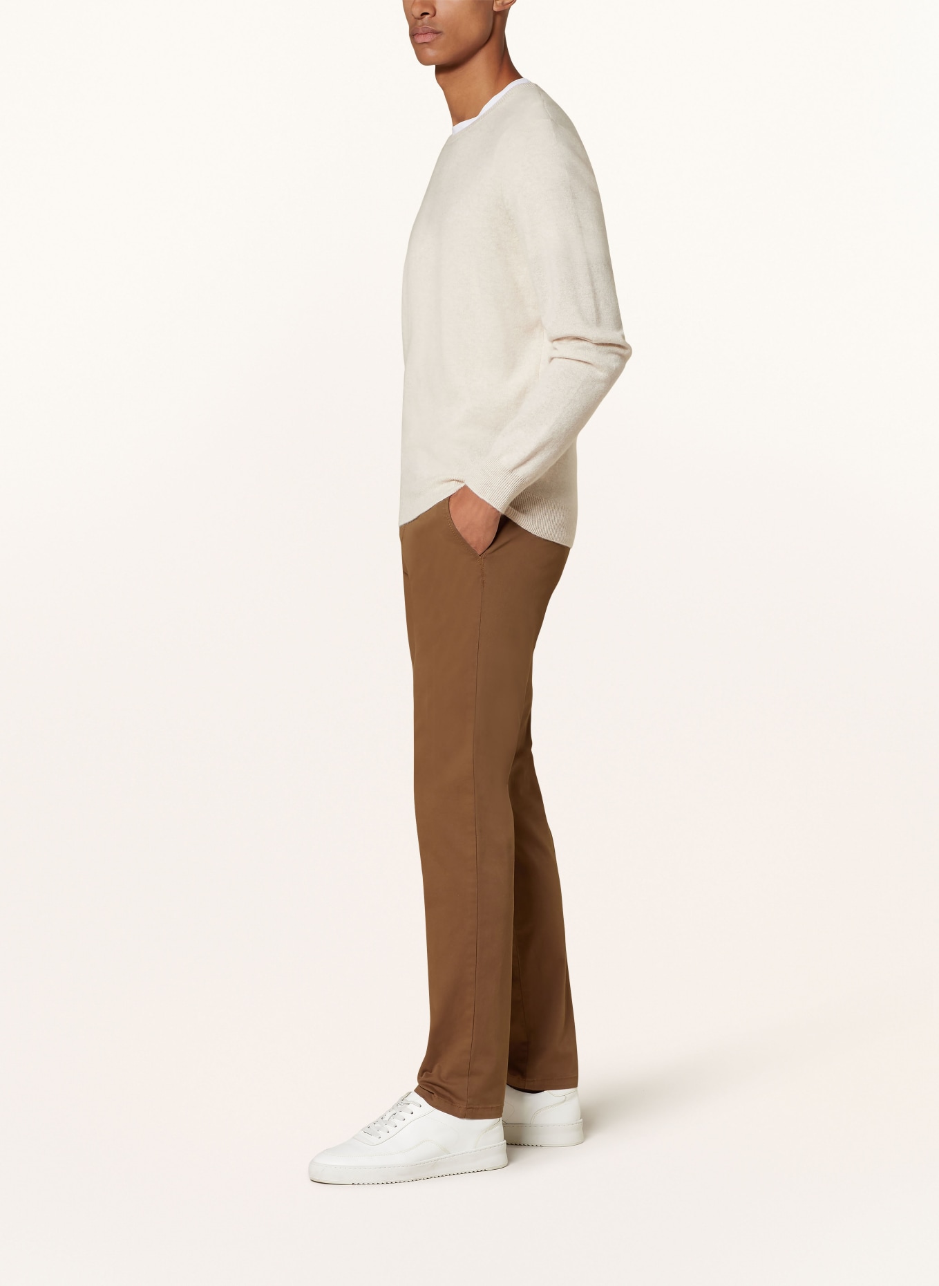 STROKESMAN'S Chinos, Color: BROWN (Image 4)