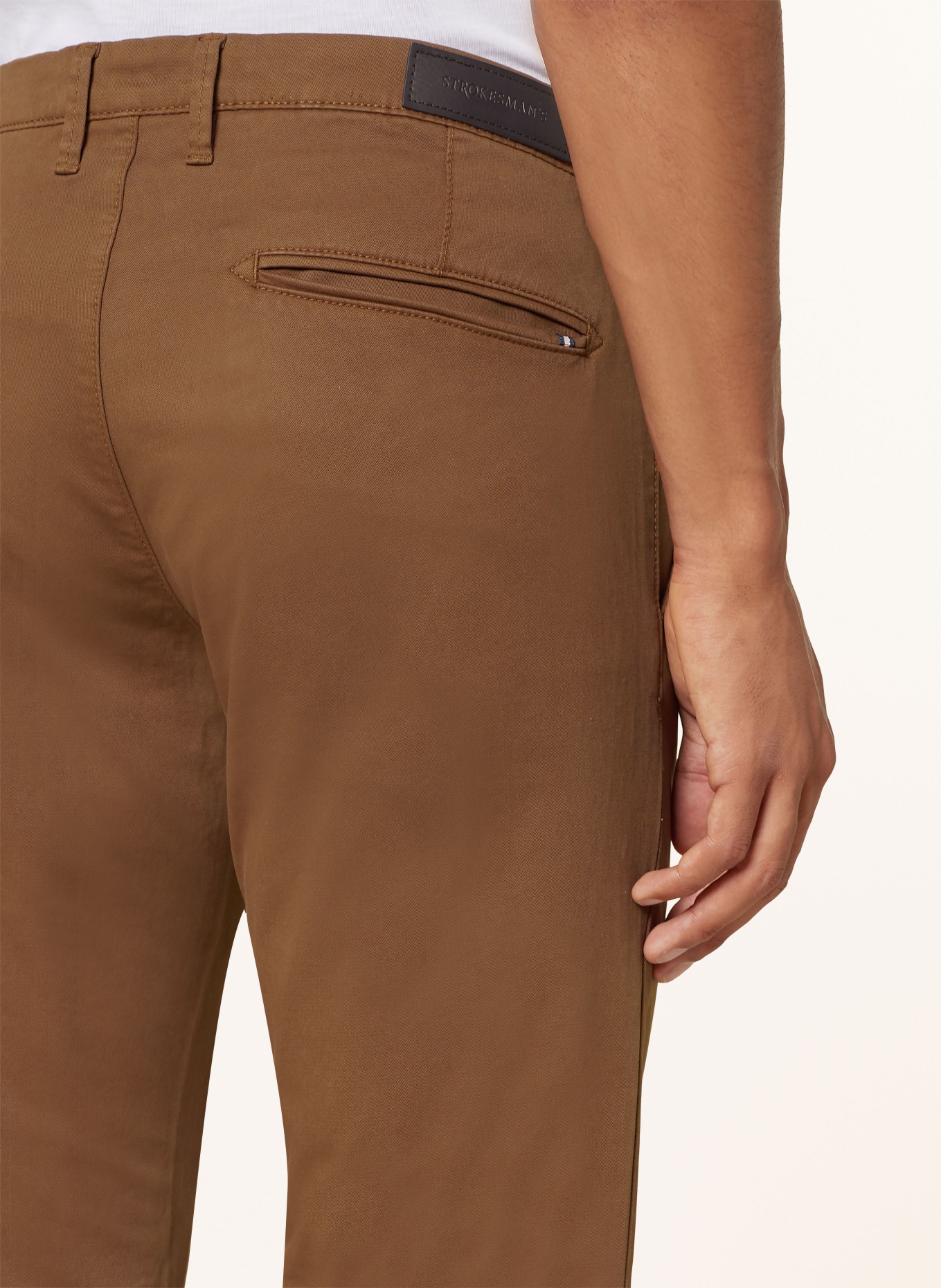 STROKESMAN'S Chinos, Color: BROWN (Image 6)