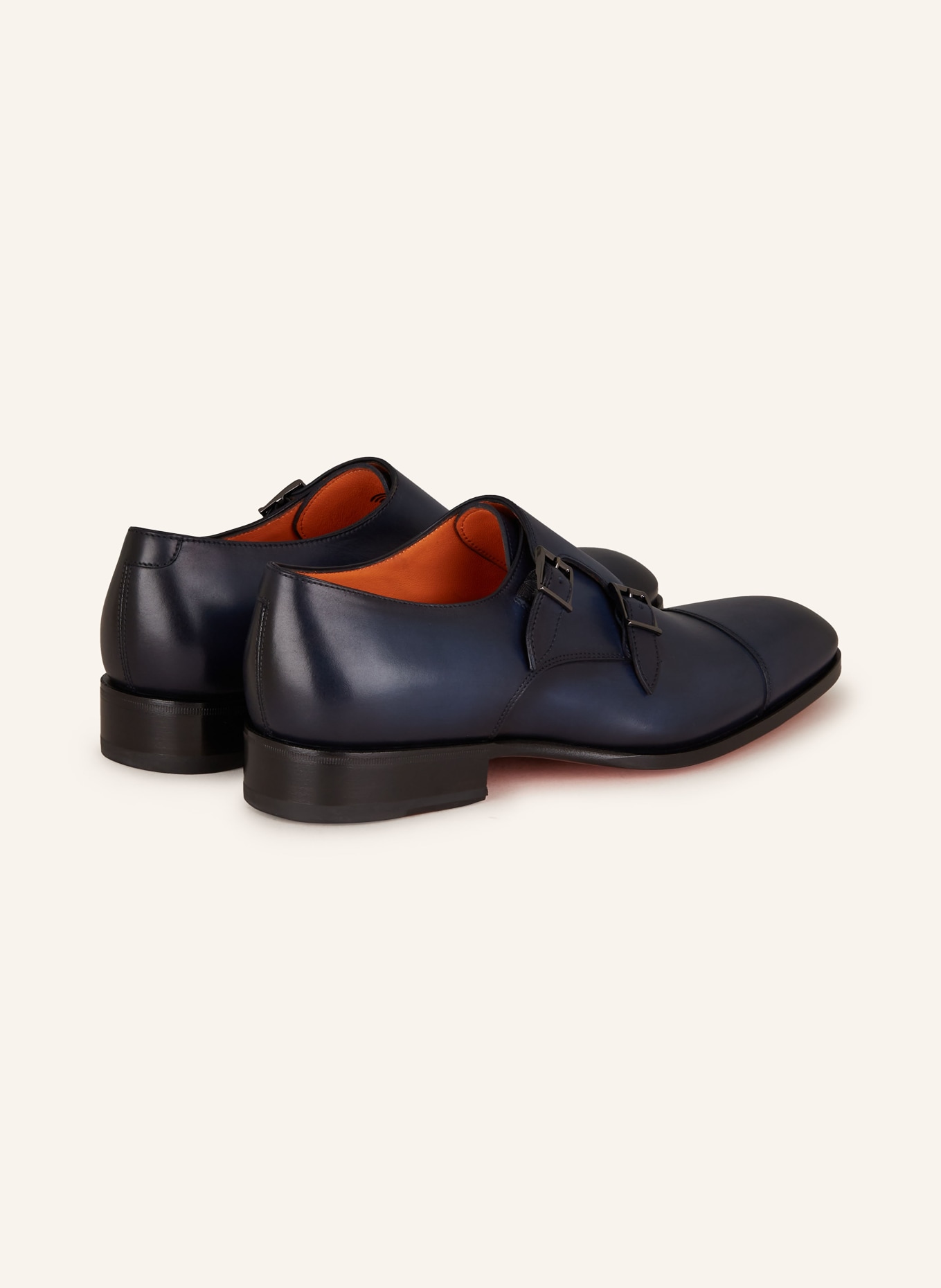 Santoni Double-Monks BUGS: DUNKELBLAU