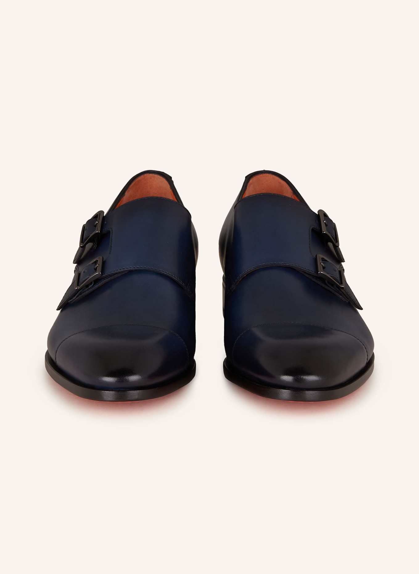 Santoni Double-Monks BUGS: DUNKELBLAU