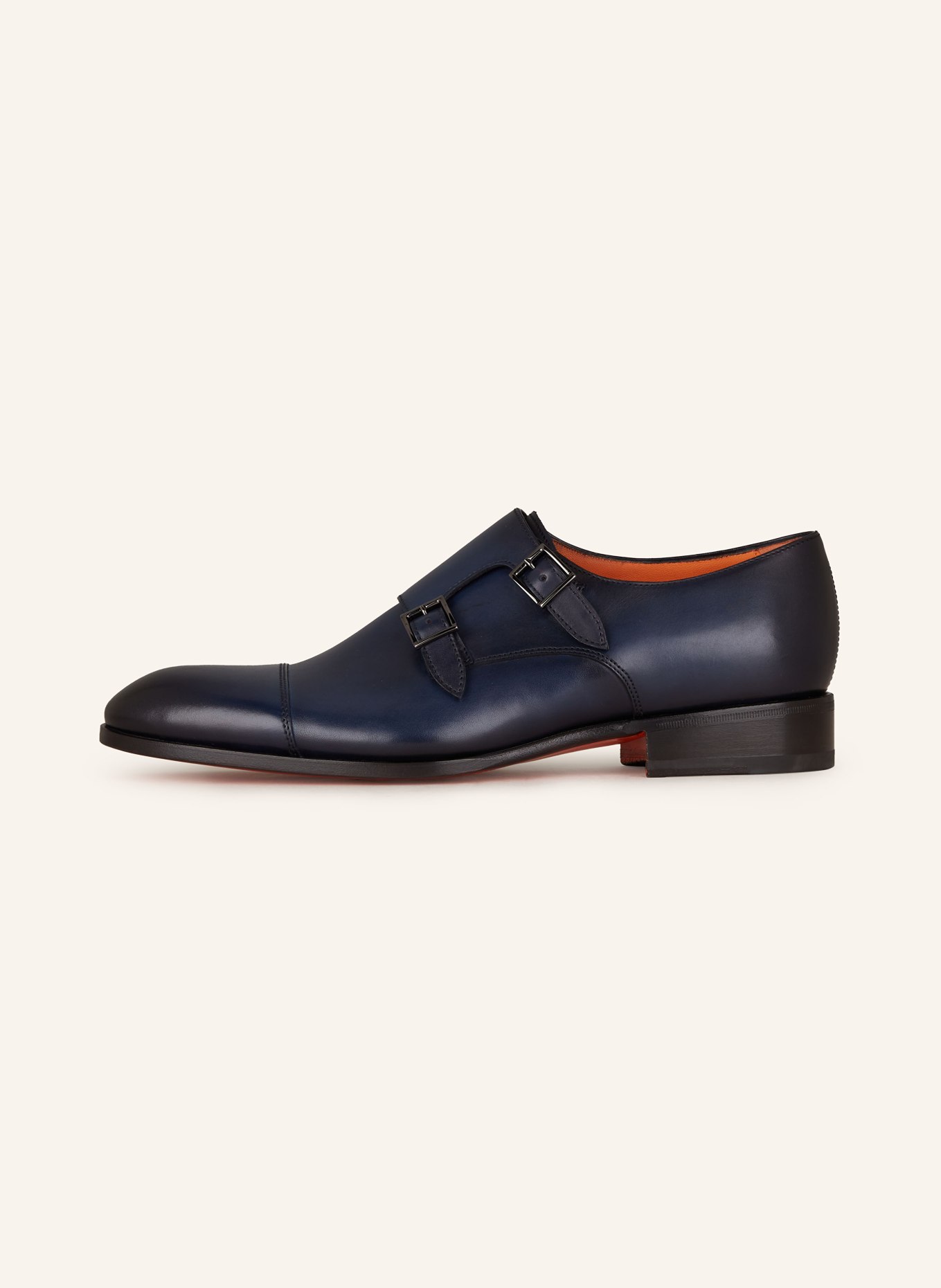 Santoni Double-Monks BUGS: DUNKELBLAU