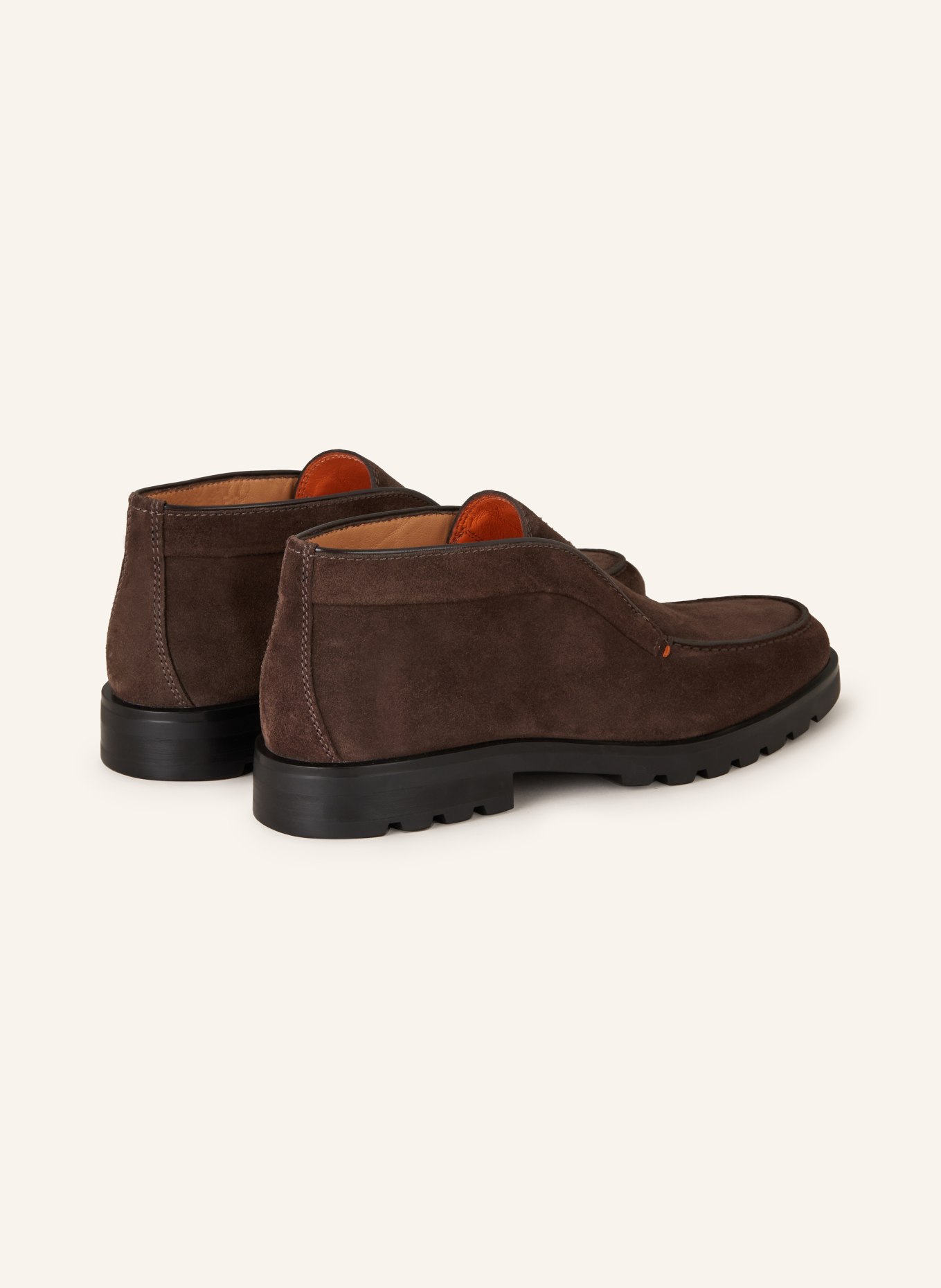 Santoni Desert boots ROCK: DARK BROWN