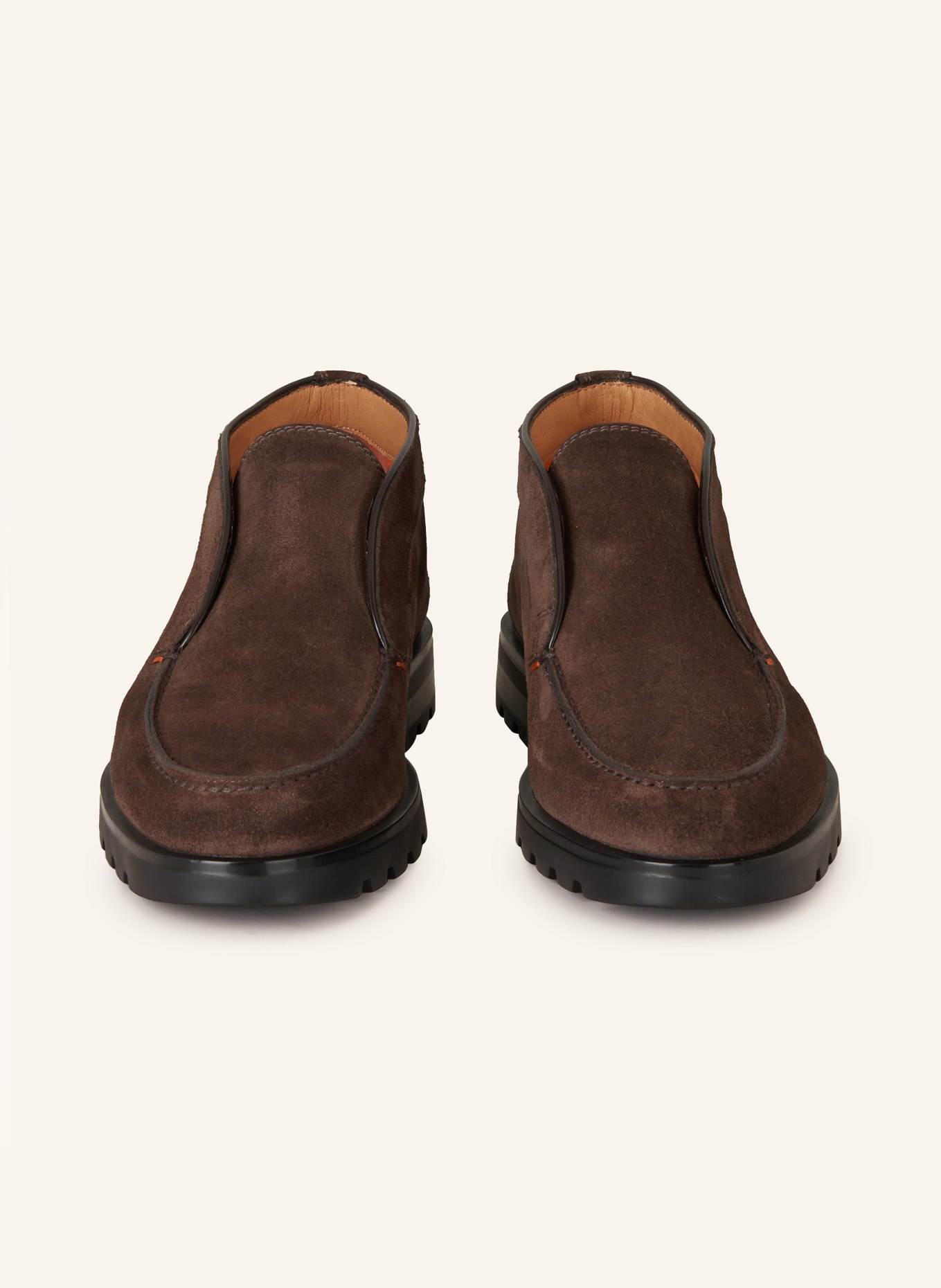 Santoni Desert boots ROCK: DARK BROWN