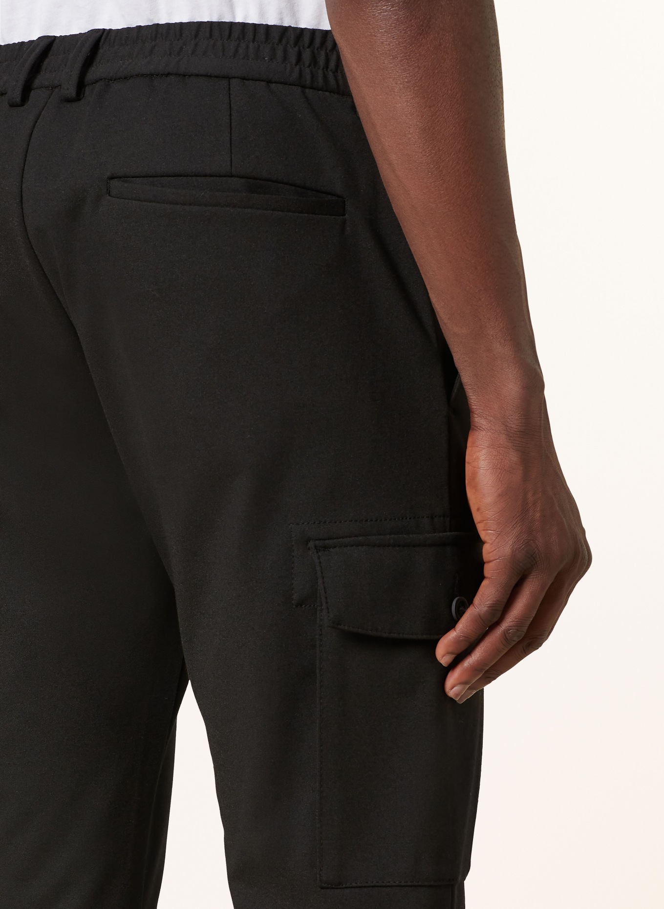 PAUL Cargo pants comfort fit, Color: BLACK (Image 6)