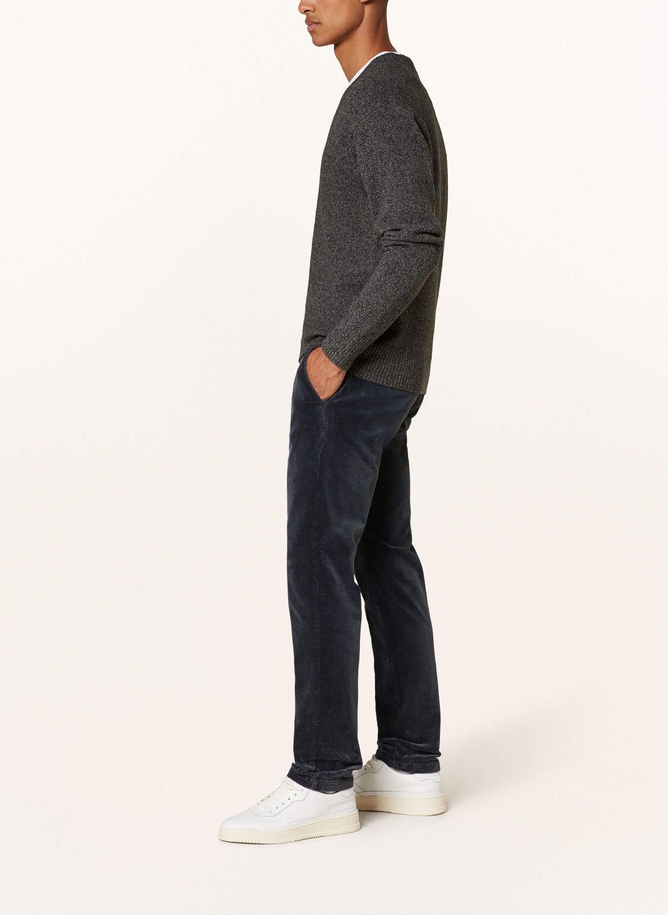 PAUL Cordchino Comfort Fit: DUNKELBLAU