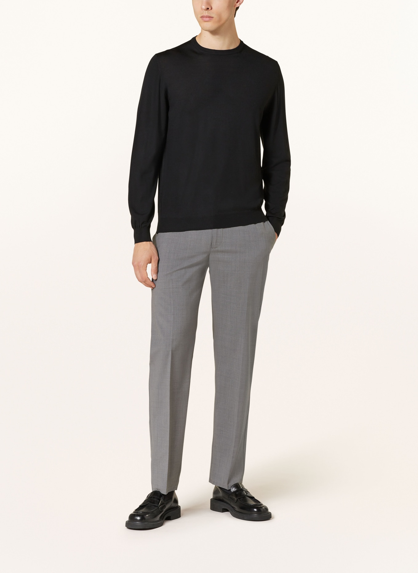 FEDELI Sweter: CZARNY