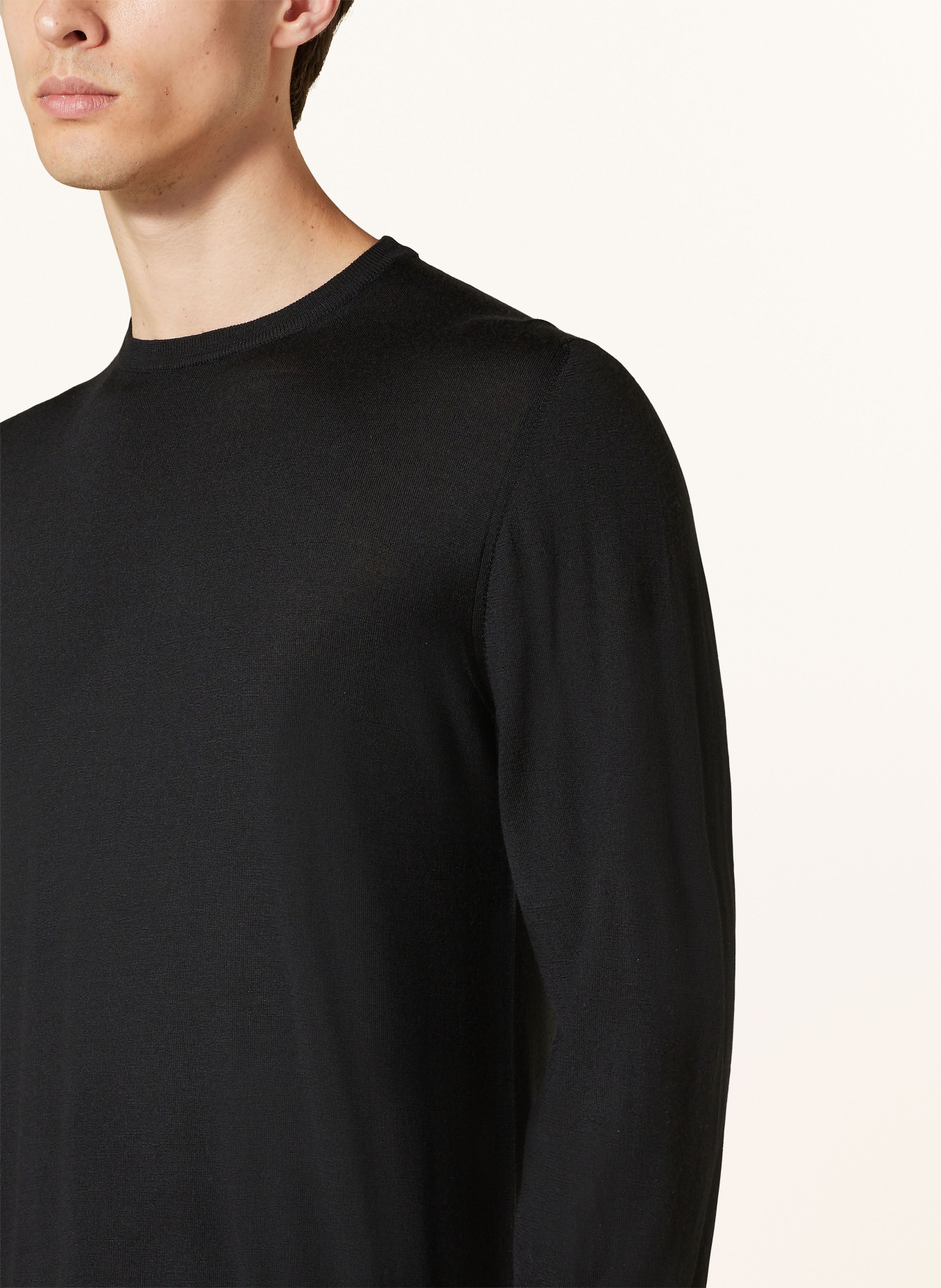 FEDELI Sweter: CZARNY