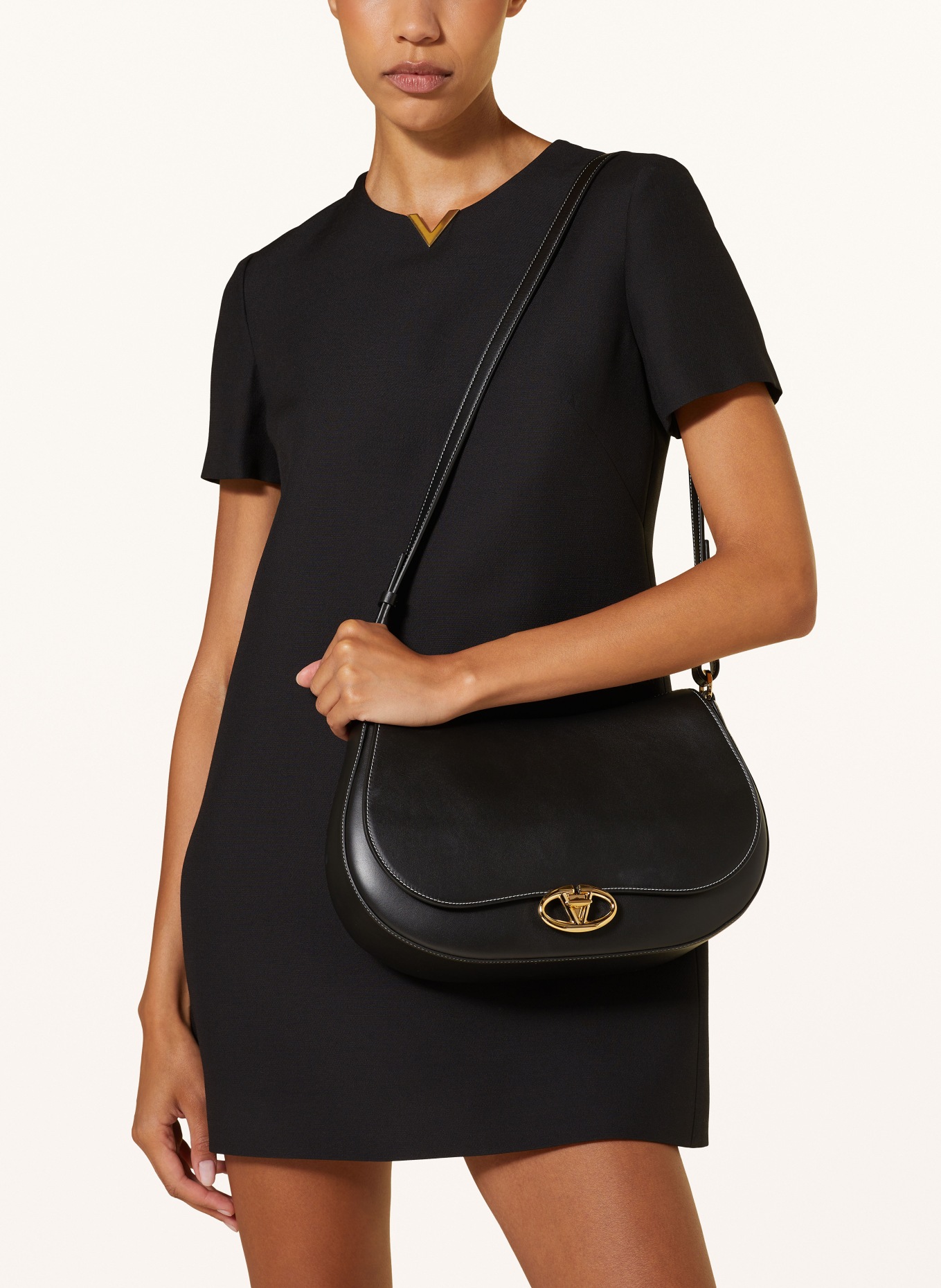 VALENTINO GARAVANI Crossbody bag VLOGO: BLACK