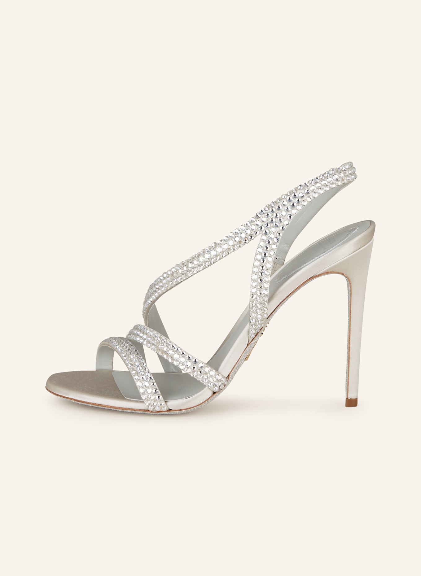 RENE CAOVILLA Sandales LISA: ARGENT