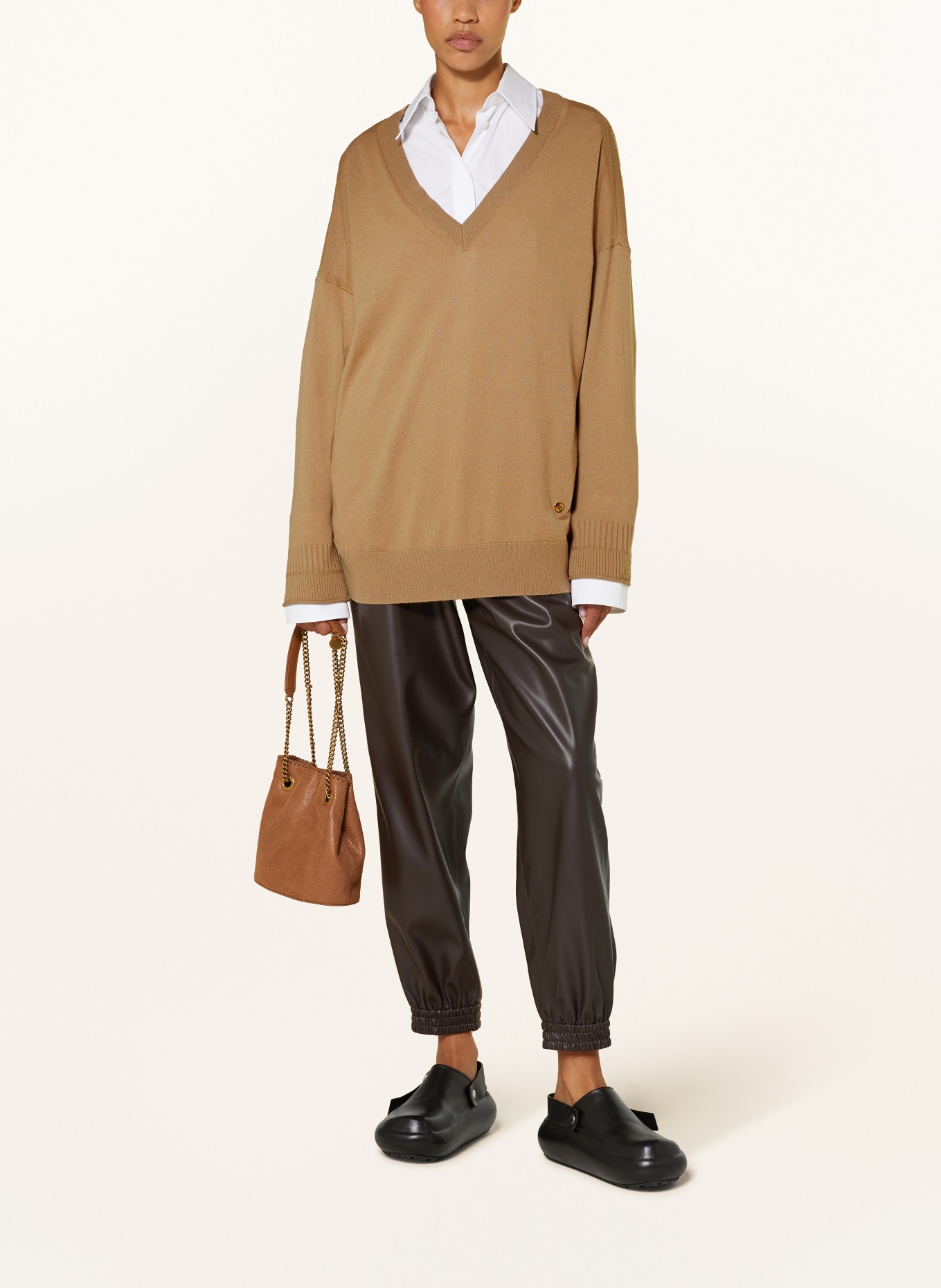 STELLA McCARTNEY Sweater: CAMEL