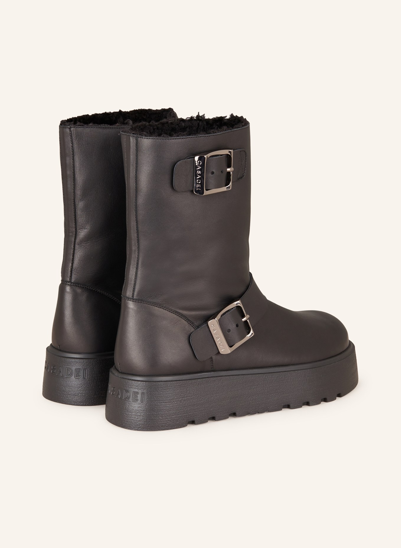CASADEI Biker boots ALE: BLACK