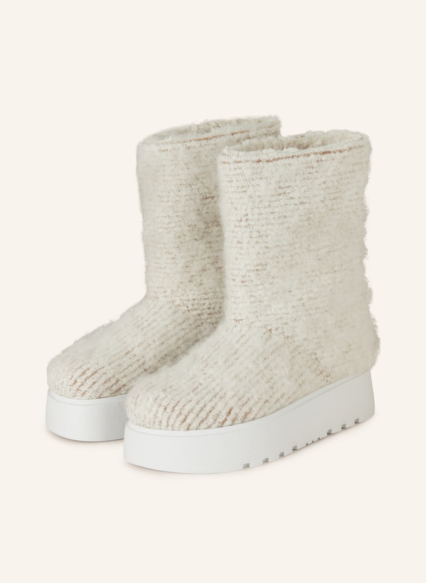 Casadei white boots shop
