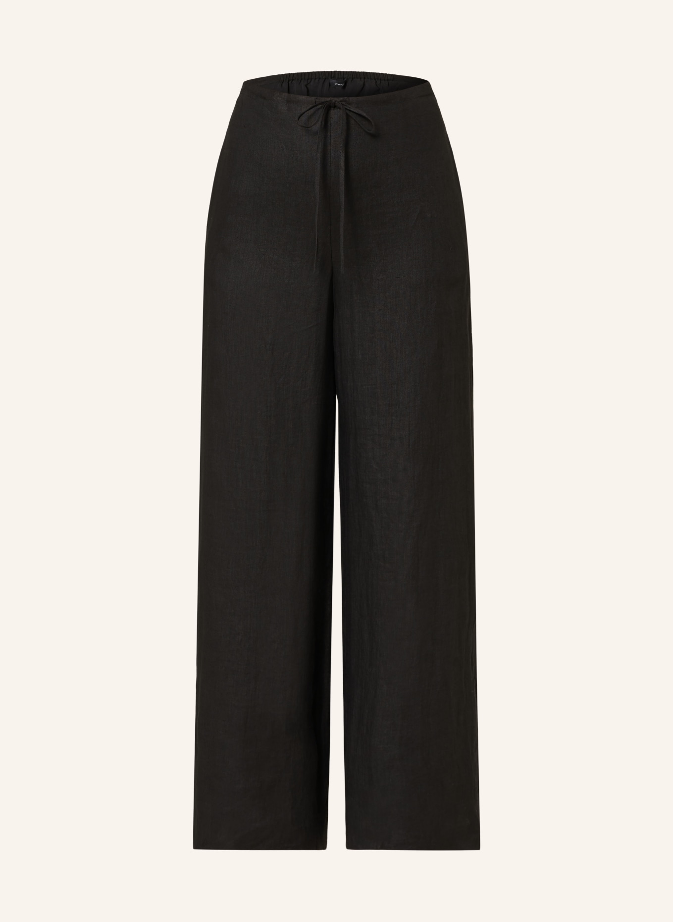 Theory Wide leg trousers, Color: BLACK (Image 1)