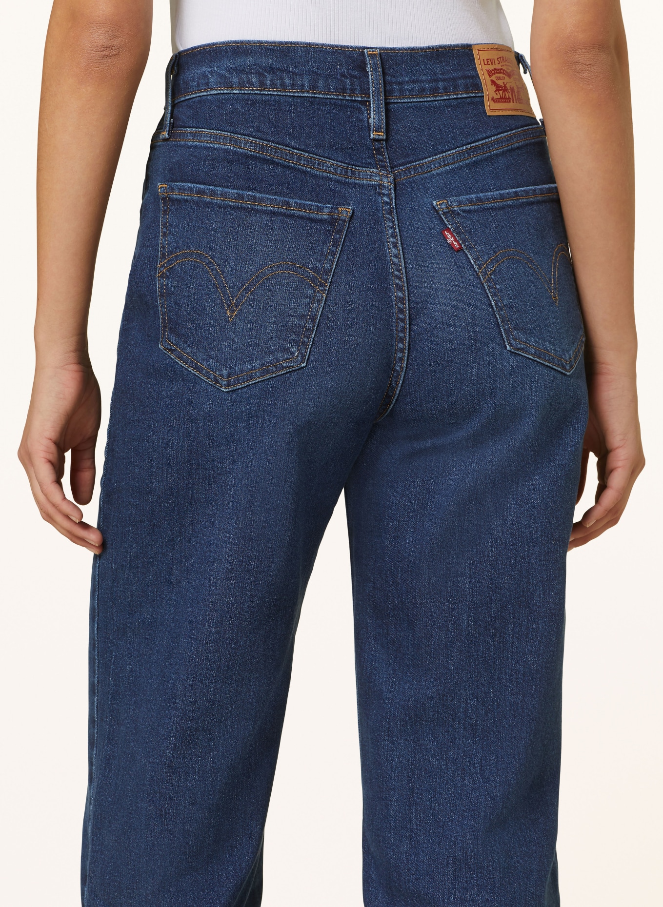 Levi's® 7/8 Jeans, Color: 17 Dark Indigo - Worn In (Image 5)